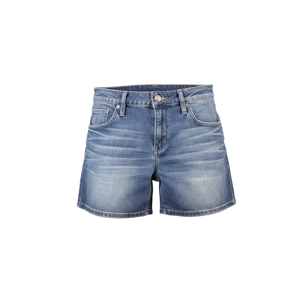 Joe's Jeans Boyfriend Short Womens 24 Blue Excellent Medium Wash Cuffed Denim